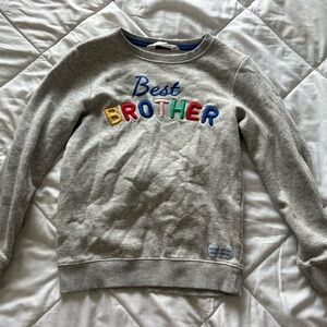 Old Navy Gray 'Best Brother' Kids Sweater